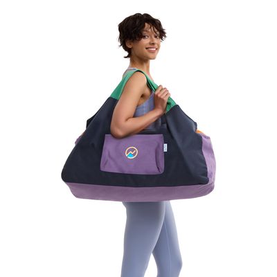 JoYnWell Yoga Mat Bag - Large Yoga Carrier with Full Zipper, 3 Pockets, Bottle Holder - Fits Bolster Mat Blocks