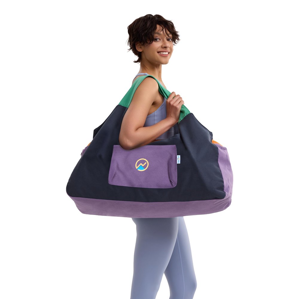 JoYnWell Yoga Mat Bag - Large Yoga Carrier with Full Zipper, 3 Pockets, Bottle Holder - Fits Bolster Mat Blocks