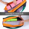 JoYnWell Yoga Mat Bag - Large Yoga Carrier with Full Zipper, 3 Pockets, Bottle Holder - Fits Bolster Mat Blocks view 2