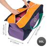 JoYnWell Yoga Mat Bag - Large Yoga Carrier with Full Zipper, 3 Pockets, Bottle Holder - Fits Bolster Mat Blocks view 3