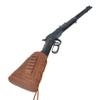 Genuine Leather Buttstock Shell Holder Pouch Case, Shotgun Recoil Pad (Brown) view 4