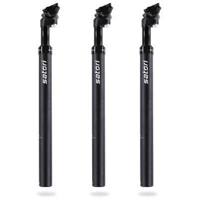 DJC Satori Bike Suspension Seatpost Shock Absorber Damper Seat Post 27.2 28.6 30 30.4 30.9 31.6mm Solo(30.4mm Black)