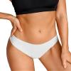 DEANGELMON Seamless Thongs for Women No Show Thong Underwear Women Comfortable Multiple Pack (6P1, M) view 2