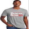 Go All Out 3X-Large Dark Heather Gray Mens Reagan Bush 1984 Republican Campaign Deluxe Soft T-Shirt view 2
