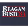 Go All Out XX-Large Navy Blue Adult Reagan Bush 1984 Republican Campaign T-Shirt view 4