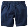 Carter's Boys Pull-On Canvas Shorts, Navy, 12 Months view 2