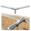 KUAFU Boat Trailer V-Guide Compatible with 3" x 3" Front Cross Member Galvanized on Center Support with Bracket&U-Bolts view 1