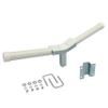 KUAFU Boat Trailer V-Guide Compatible with 3" x 3" Front Cross Member Galvanized on Center Support with Bracket&U-Bolts view 4