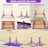 MARFULA Foldable Gymnastic Bar with Mat for Kids Ages 3-20, 350 lbs Weight Capacity, Gymnastic Kip Bar Horizontal Bar for Gymnast, Gymnastic Training Equipment for Home and Gymnastic Center Use view 3