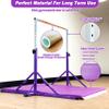 MARFULA Foldable Gymnastic Bar with Mat for Kids Ages 3-20, 350 lbs Weight Capacity, Gymnastic Kip Bar Horizontal Bar for Gymnast, Gymnastic Training Equipment for Home and Gymnastic Center Use view 4