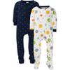 Gerber Baby Boys 2-pack Footed Pajamas And Toddler Sleepers, Blue Earth, 18 Months US view 1