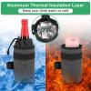 Accmor Insulated Bike Water Bottle Holders - Keeps Bottle Cool or Warm, Universal Fit for Kids, Mountain, Cruiser, Road Bikes - Black view 4