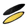 J&C Kayak Covers for Outdoor Storage Waterproof Canoe Cover Dust Proof Fits 8ft 10ft 12ft 13ft 14ft 15 16 17 18ft 19 ft 210D Polyester Anti Sunlight Fishing Boat Protector Black (13.4-14.8ft) view 1