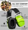 PROHEAR 016 Ear Protection Safety Earmuffs for Shooting, NRR 26dB Hearing Protector with Low-Profile Earcups, Compact Foldable Ear Defenders for Gun Range, Hunting (Fruit Green) view 4