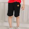 EISHOW 2-Pack Baby Boys Girls Shorts Basketball Soccer Funny Print Short Pants Soft Cotton Shorts with Drawstring Pockets (Black,5-6Y,5 Years,6 Years) view 3