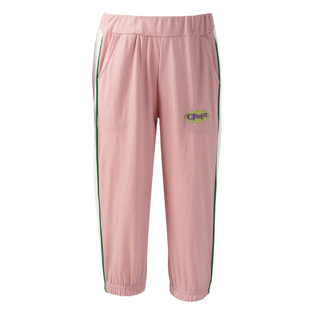 easyforever Kids Boys Girls Active Sweatpants Dance Bottoms Workout Fitness Pants Summer Casual Trousers Pink 3-4