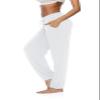 DIBAOLONG Womens Yoga Pants Wide Leg Comfy Drawstring Loose Straight Lounge Running Workout Legging White XS view 1