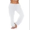 DIBAOLONG Womens Yoga Pants Wide Leg Comfy Drawstring Loose Straight Lounge Running Workout Legging White XS view 2