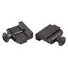 HIGOO 2PCS Dovetail to Picatinny Rail Adapter Scope Riser, 11mm to 20mm Picatinny Waver Rail Mount Base view 2