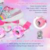 Toddler Roller Skates Rainbow Unicorn for Little Girls Ages 3 4 5 6 - Quad Skates for Child - Adjustable All Light up Wheels, Birthday Gift for Daughter Granddaughter view 4