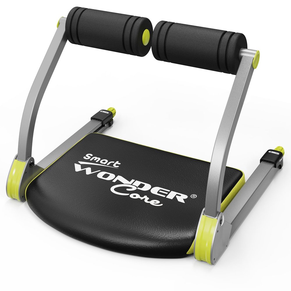 WONDER CORE SMART, Ab Workout Equipment, Sit Up Machine & Exercise Equipment, Ab Crunch Machine for Stomach Workout, Ab Core Trainer Abdominal Machine, Fitness Equipment for Home Gym (Green)