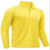 TACVASEN Swim Shirts for Men Rash Guard Sun Shirt Long Sleeve Dry Fit Mens Sun Protection Cooling Athletic UV T-Shirts Outdoor Yellow S view 1