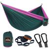 AnorTrek Camping Hammock, Super Lightweight Portable Parachute Hammock with Two Tree Straps Single or Double Nylon Travel Tree Hammocks for Camping Backpacking Hiking view 1