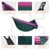 AnorTrek Camping Hammock, Super Lightweight Portable Parachute Hammock with Two Tree Straps Single or Double Nylon Travel Tree Hammocks for Camping Backpacking Hiking view 2
