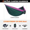 AnorTrek Camping Hammock, Super Lightweight Portable Parachute Hammock with Two Tree Straps Single or Double Nylon Travel Tree Hammocks for Camping Backpacking Hiking view 4