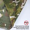 GRVCN Camo Burlap Cradle Mesh Fabric - 75D Camouflage Netting Cover for Hunting Ground Blinds, Camping Military Tree Stands view 3
