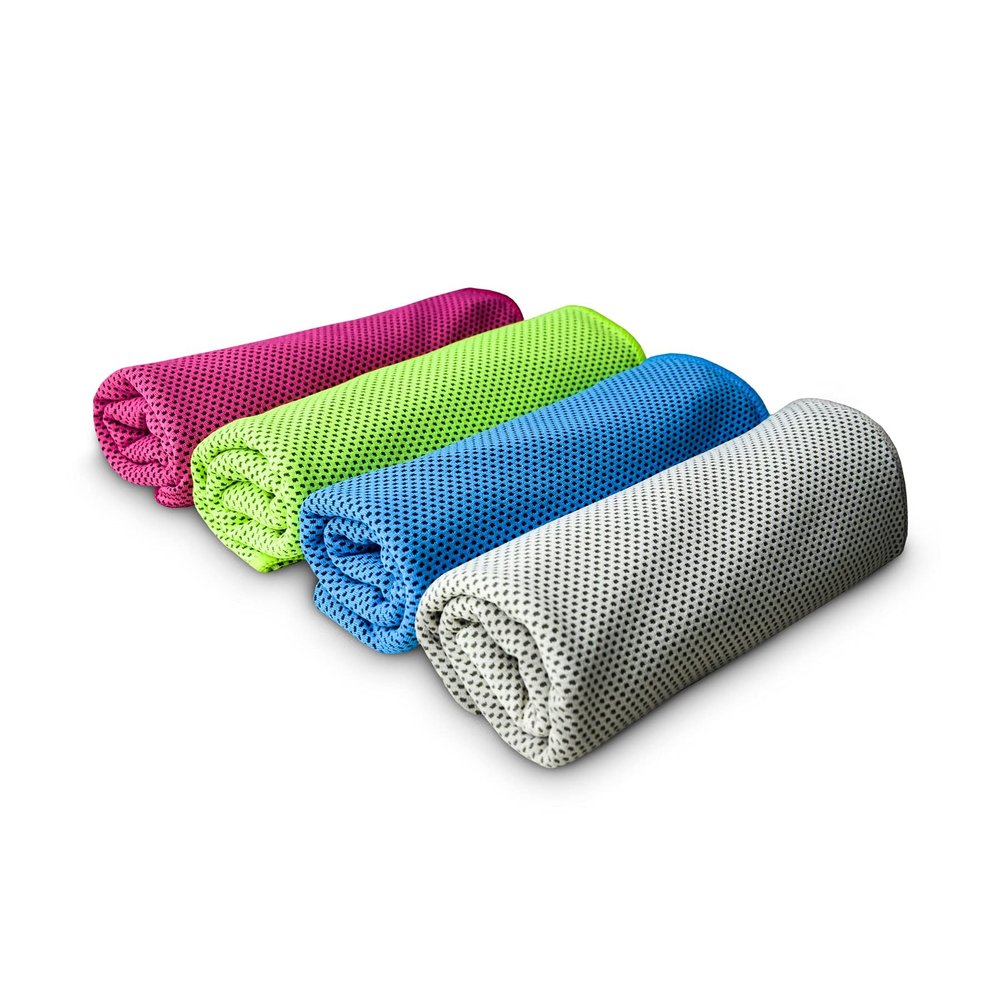 Gizzutech Cooling Towels,Sweat Microfiber Yoga Towels for Neck and Face,Chilly Towel,Outdoor Towel,Soft Breathable for Fitness,Running,Gym,Golf,Travel,Camping,4 Packs(40*12)