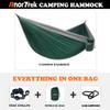 AnorTrek Camping Hammock, Super Lightweight Portable Parachute Hammock with Two Tree Straps Single or Double Nylon Travel Tree Hammocks for Camping Backpacking Hiking view 4
