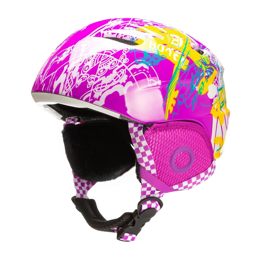 BeBeFun Toddler and Kids Ski Helmet Snowboard Helmet Sled Ultra Lightweight Small Size Kids ASTM Certified
