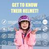 BeBeFun Toddler and Kids Ski Helmet Snowboard Helmet Sled Ultra Lightweight Small Size Kids ASTM Certified view 3