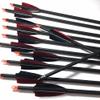 24pc ID 6.2mm .244" Custom Length 22-30 Inch Carbon Arrows Spine 500 Target Practice & Hunting Arrow Rotatable Nock for Recurve Bow Compound Bow Adult Youth Shooting view 3
