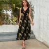 BAIKUTOUAN Bigfoot Long Dress for Women Summer Printed Sleeveless view 4