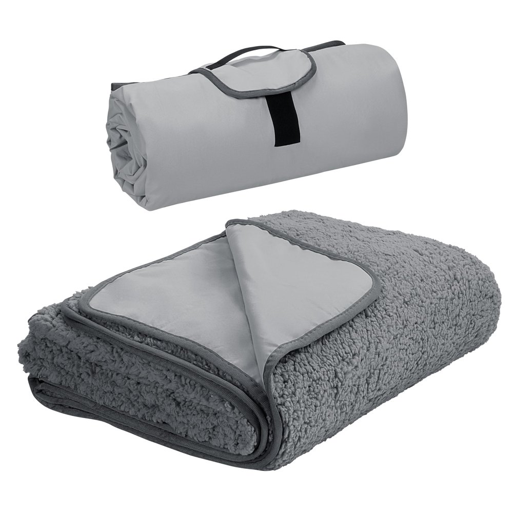 Tirrinia Large Waterproof Outdoor Blanket, Soft Warm Windproof Stadium Blanket with Sherpa Fleece and Foldable for Outdoor Sport, Baseball, Football, Beach, Concerts, Car,59" x 79"