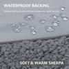 Tirrinia Large Waterproof Outdoor Blanket, Soft Warm Windproof Stadium Blanket with Sherpa Fleece and Foldable for Outdoor Sport, Baseball, Football, Beach, Concerts, Car,59" x 79" view 2