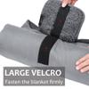 Tirrinia Large Waterproof Outdoor Blanket, Soft Warm Windproof Stadium Blanket with Sherpa Fleece and Foldable for Outdoor Sport, Baseball, Football, Beach, Concerts, Car,59" x 79" view 3