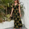 BAIKUTOUAN I Love Guyana Heart Flag Long Dress for Women Summer Printed Sleeveless view 2