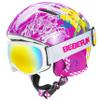BeBeFun Toddler and Kids Ski Helmet Snowboarding Helmet with Goggles for Snow Activity Ultra Lightweight Comfort and Warmth Small Size ASTM & CE Certified Suggest 2-6years