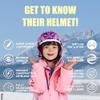 BeBeFun Toddler and Kids Ski Helmet Snowboarding Helmet with Goggles for Snow Activity Ultra Lightweight Comfort and Warmth Small Size ASTM & CE Certified Suggest 2-6years view 3