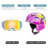 BeBeFun Toddler and Kids Ski Helmet Snowboarding Helmet with Goggles for Snow Activity Ultra Lightweight Comfort and Warmth Small Size ASTM & CE Certified Suggest 2-6years view 4