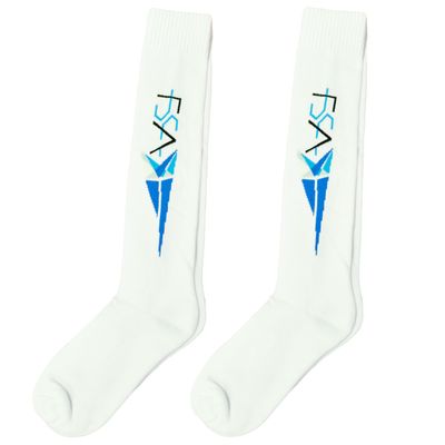 LEONARK 2 Pairs of Fencing Socks For Epee, Sabre and Foil - Cotton Protective Fencing Stockings for Unisex Child and Adult