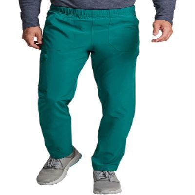 Dickies EDS Essentials Scrubs for Women & Men Leg Pants Tapered Leg Hunter Green XS