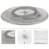 Wire Fish Basket: Stainless Steel Galvanized Fshing Net Cage Collapsible Crabs Basket for Seawater, River, and Boat Fishing 45x72cm Silver view 4