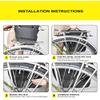 Rhinowalk 3 IN 1 Bike Pannier Bag Multifunctional Bicycle Rear Rack Carrier Bag Backpack with Raincover view 3