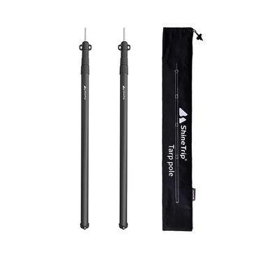 ShineTrip Outdoor Aluminum Alloy Canopy Support Pole Adjustable Camping Pole Lengthen Sunshade Tarpaulin Bracket