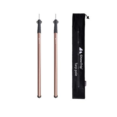 ShineTrip Outdoor Aluminum Alloy Canopy Support Pole Adjustable Camping Pole Lengthen Sunshade Tarpaulin Bracket