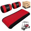 10L0L Golf Cart Seat Covers for Yamaha G2 G8 G9 G16 G19 G22 & Club Car DS Pre-2000 EZGO Marathon, Front Seat Cover, Washable Breathable Polyester Mesh Cloth, Warm in Winter & Cool in Summer